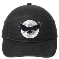 Raven Moon 7-Panel Snapback Hat
