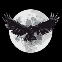 Raven Moon Flatbill Hat