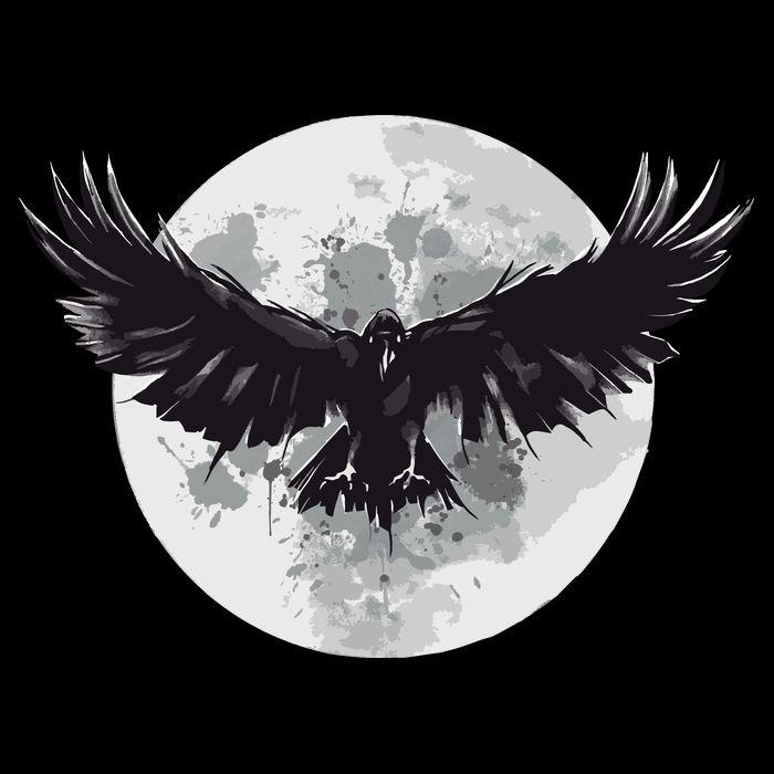 Raven Moon Flatbill Hat