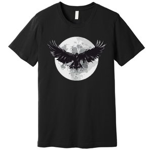 Raven Moon Premium T-Shirt