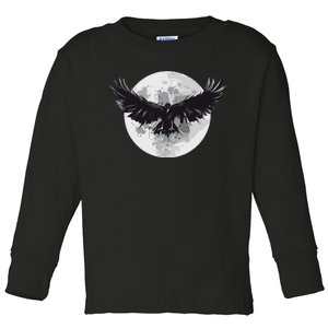 Raven Moon Toddler Long Sleeve Shirt