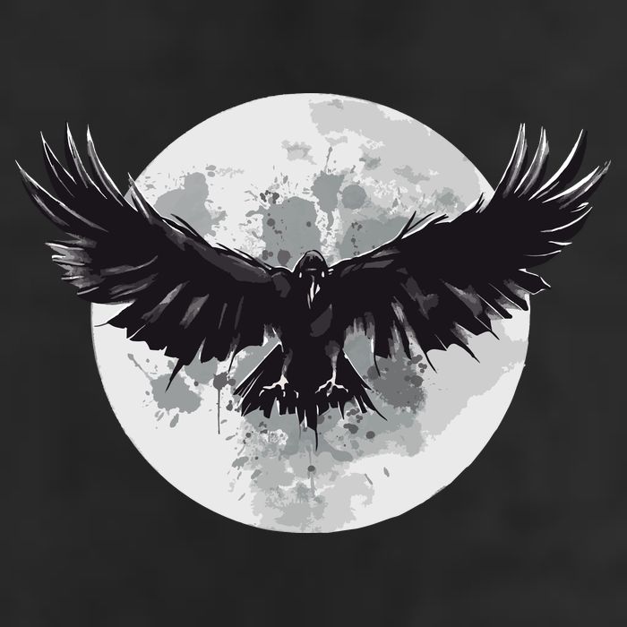 Raven Moon Golf Towel