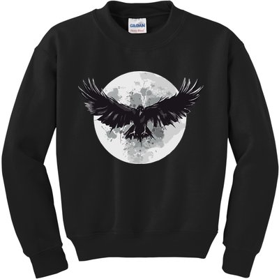 Raven Moon Kids Sweatshirt