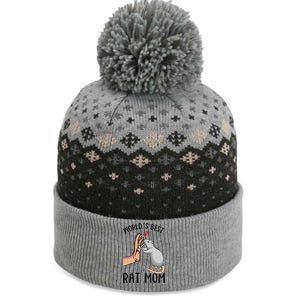 Rat Mom Rats Lover Women Girl The Baniff Cuffed Pom Beanie