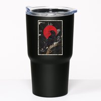 Red Moon Raven Graphic Black Crow Tumbler