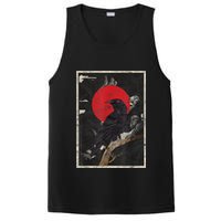 Red Moon Raven Graphic Black Crow PosiCharge Competitor Tank