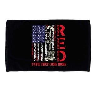 R.E.D. Military Remember Everyone Deployed Usa Flag Microfiber Hand Towel