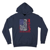 R.E.D. Military Remember Everyone Deployed Usa Flag Hoodie