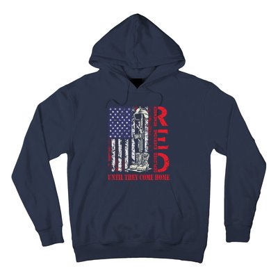 R.E.D. Military Remember Everyone Deployed Usa Flag Hoodie