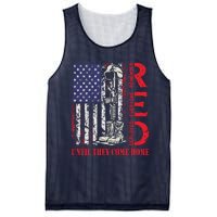 R.E.D. Military Remember Everyone Deployed Usa Flag Mesh Reversible Basketball Jersey Tank