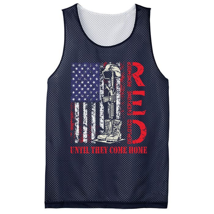 R.E.D. Military Remember Everyone Deployed Usa Flag Mesh Reversible Basketball Jersey Tank