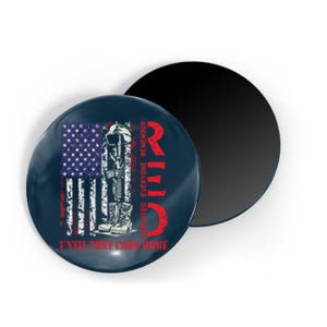 R.E.D. Military Remember Everyone Deployed Usa Flag Magnet