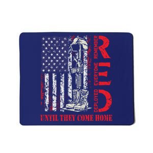 R.E.D. Military Remember Everyone Deployed Usa Flag Mousepad