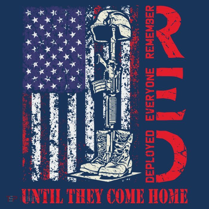 R.E.D. Military Remember Everyone Deployed Usa Flag Kids T-Shirt