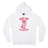 Raccoon Meme Rizz Em With The Tism Vintage Autism Awareness Hoodie