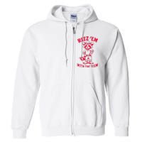 Raccoon Meme Rizz Em With The Tism Vintage Autism Awareness Full Zip Hoodie