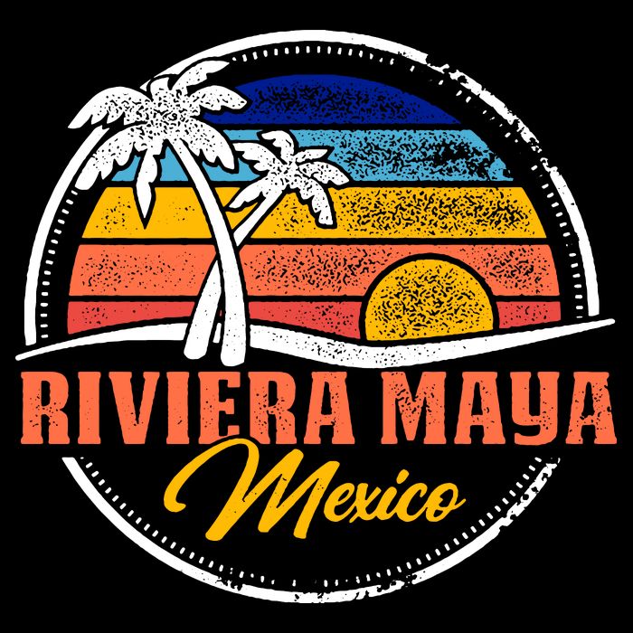 Riviera Maya Retro Sunset Hoodie