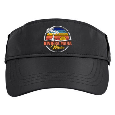 Riviera Maya Retro Sunset Adult Drive Performance Visor