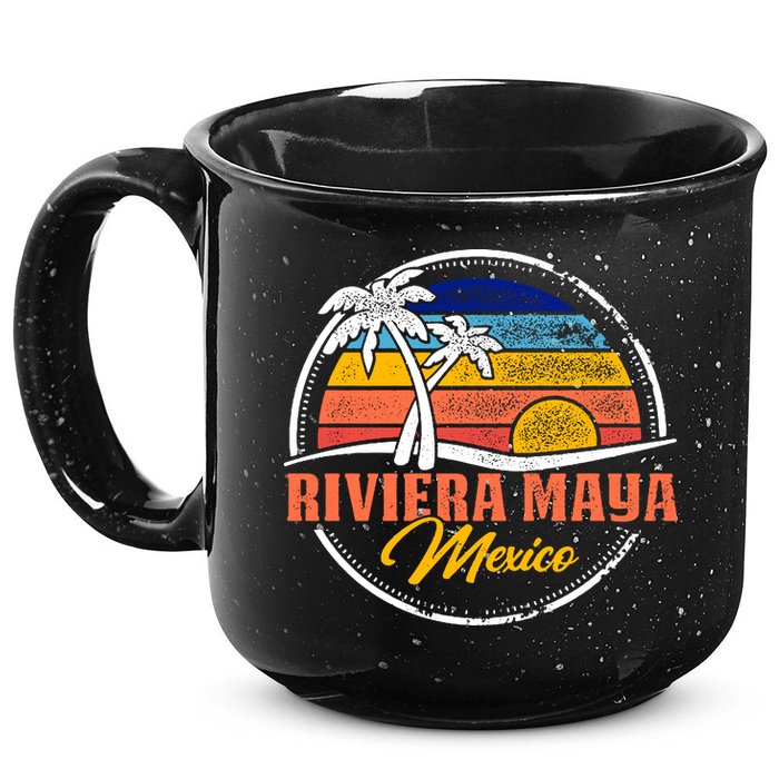 Riviera Maya Retro Sunset 15oz Campfire Ceramic Mug