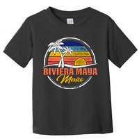 Riviera Maya Retro Sunset Toddler T-Shirt