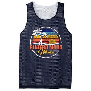 Riviera Maya Retro Sunset Mesh Reversible Basketball Jersey Tank