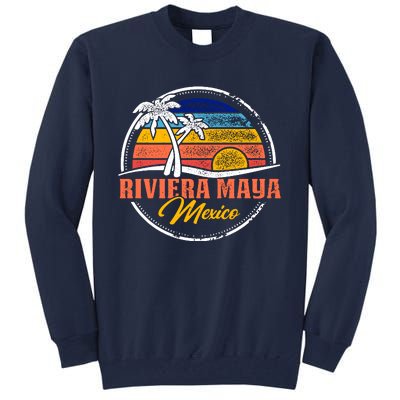 Riviera Maya Retro Sunset Tall Sweatshirt