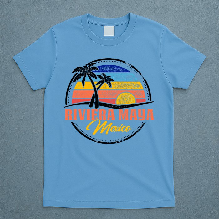 Riviera Maya Retro Sunset T-Shirt