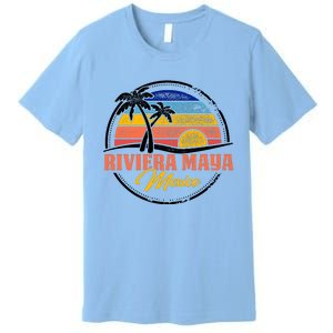 Riviera Maya Retro Sunset Premium T-Shirt