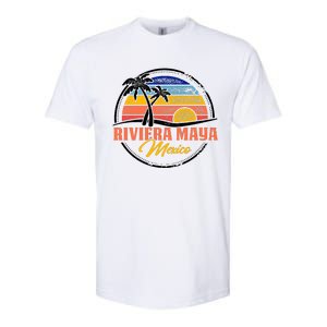 Riviera Maya Retro Sunset Softstyle CVC T-Shirt