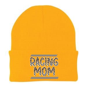 Racing Mom Race Mama Of A Racer Proud Race Mother Gift Knit Cap Winter Beanie