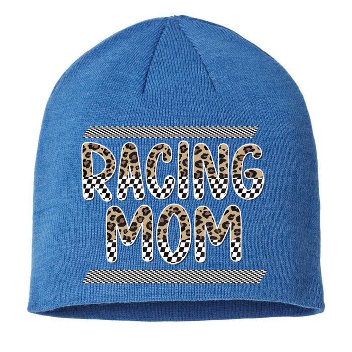 Racing Mom Race Mama Of A Racer Proud Race Mother Gift Sustainable Beanie