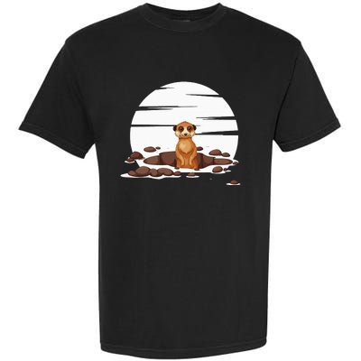 Retro Meerkat Garment-Dyed Heavyweight T-Shirt