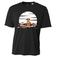 Retro Meerkat Cooling Performance Crew T-Shirt