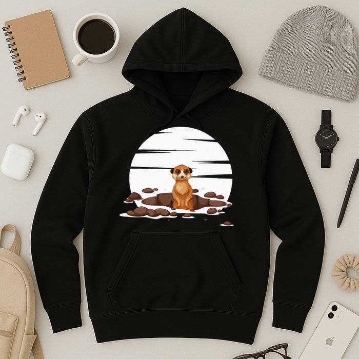 Retro Meerkat Hoodie