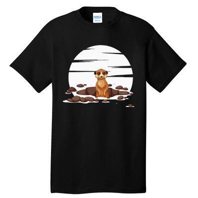 Retro Meerkat Tall T-Shirt