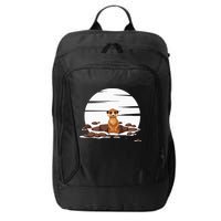Retro Meerkat City Backpack