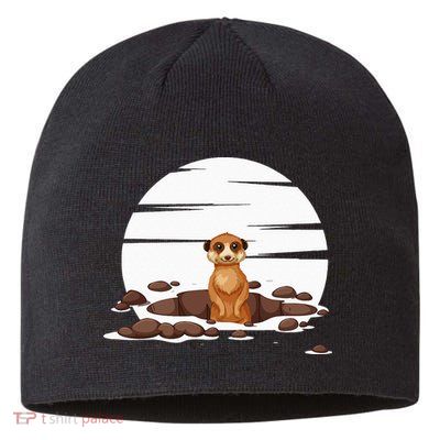 Retro Meerkat Sustainable Beanie