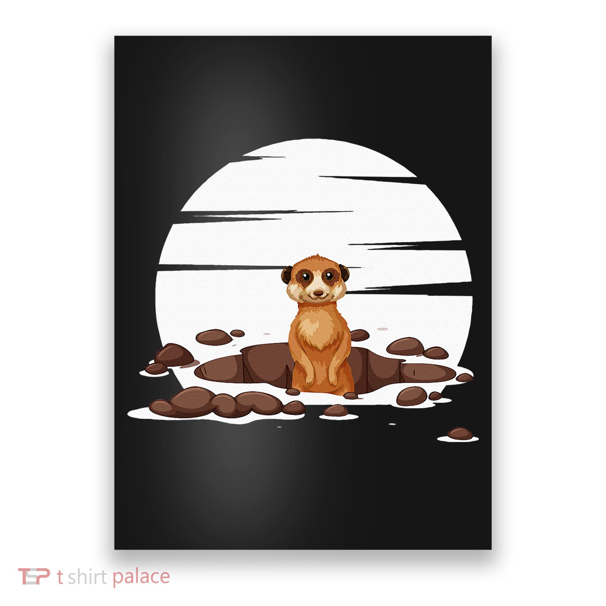 Retro Meerkat Poster