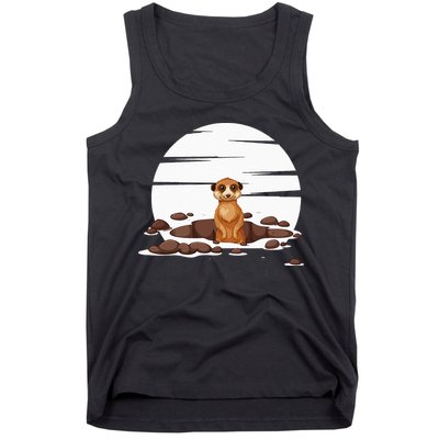 Retro Meerkat Tank Top