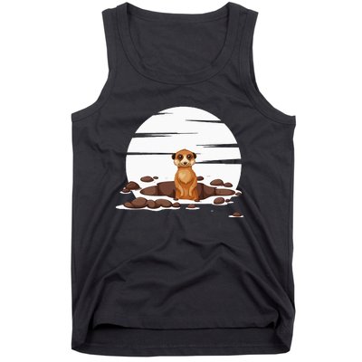 Retro Meerkat Tank Top