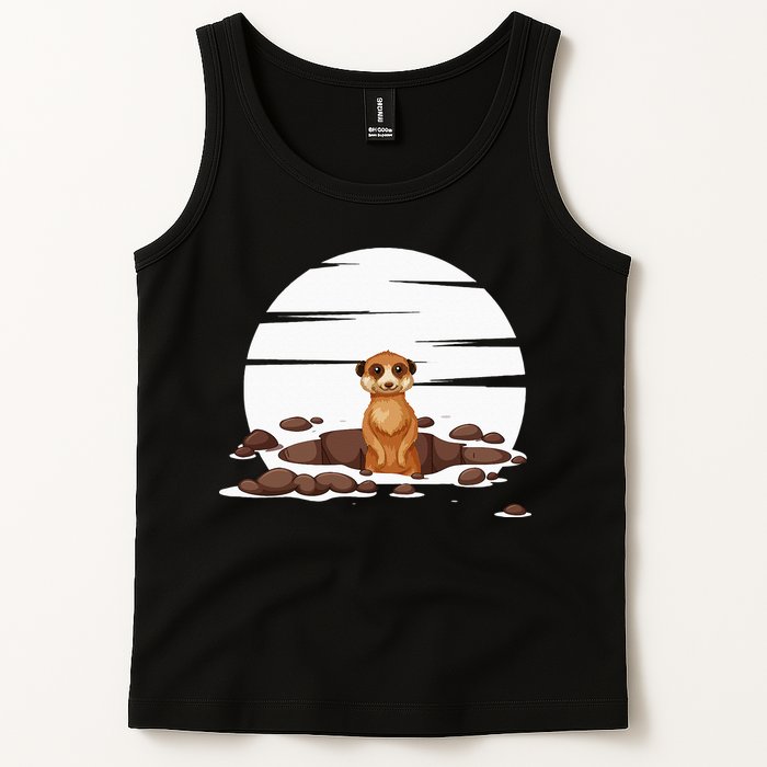 Retro Meerkat Tank Top