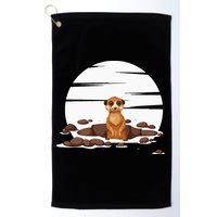 Retro Meerkat Golf Towel