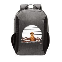 Retro Meerkat Vector Backpack