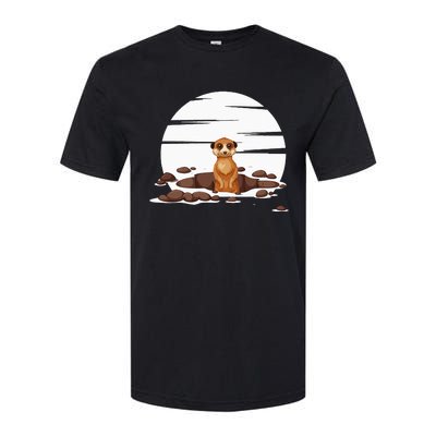 Retro Meerkat Softstyle CVC T-Shirt