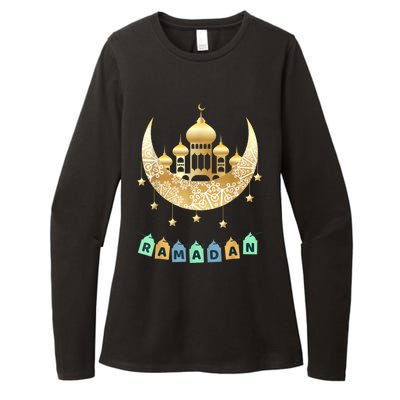 Ramadan Mubarak Ramadan Idea For Muslim Womens CVC Long Sleeve Shirt