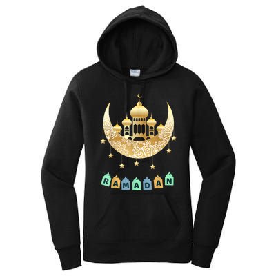 Ramadan Mubarak Ramadan Idea For Muslim Women's Pullover Hoodie