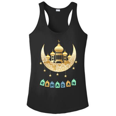 Ramadan Mubarak Ramadan Idea For Muslim Ladies PosiCharge Competitor Racerback Tank