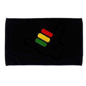 Reggae Music Surfer Rastafari Rasta Jamaica Gift Microfiber Hand Towel