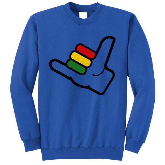 Reggae Music Surfer Rastafari Rasta Jamaica Gift Sweatshirt