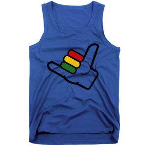 Reggae Music Surfer Rastafari Rasta Jamaica Gift Tank Top